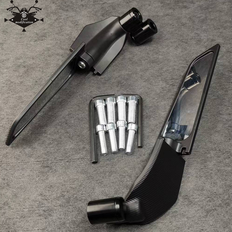 Aripă fixă universală nouă pentru motocicletă Suzuki B-KING GSR750 GSR600 GSR400 GSXS750 GSXS1000 GSX-S Oglinda retrovizoare rotativă