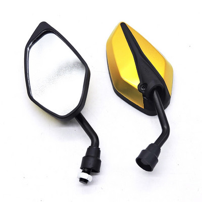 10 mm univerzálne príslušenstvo pre štvorkolky, motokrosové diely, spätné zrkadlá pre motocykle, motocykel, spätné zrkadlo.