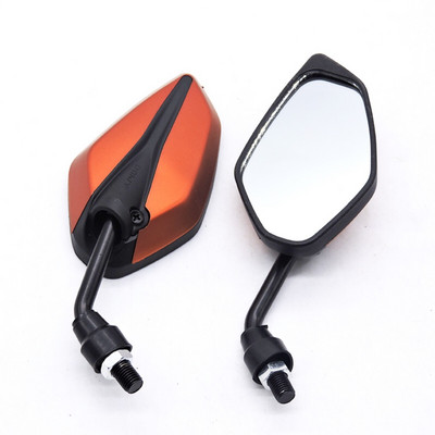 10 mm univerzálne príslušenstvo pre štvorkolky, motokrosové diely, spätné zrkadlá pre motocykle, motocykel, spätné zrkadlo.