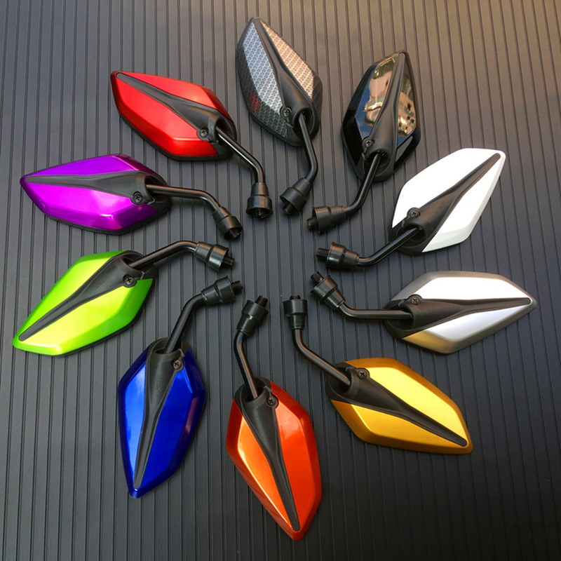 10 mm univerzálne príslušenstvo pre štvorkolky, motokrosové diely, spätné zrkadlá pre motocykle, motocykel, spätné zrkadlo.