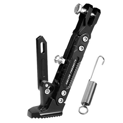 1 ks nastaviteľný stojan na motocykel, bočná opierka nôh, parkovací stojan pre elektrické motocykle