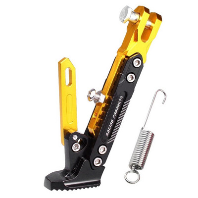 1 ks nastaviteľný stojan na motocykel, bočná opierka nôh, parkovací stojan pre elektrické motocykle