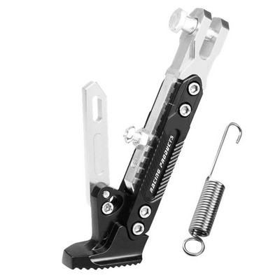 1 ks nastaviteľný stojan na motocykel, bočná opierka nôh, parkovací stojan pre elektrické motocykle