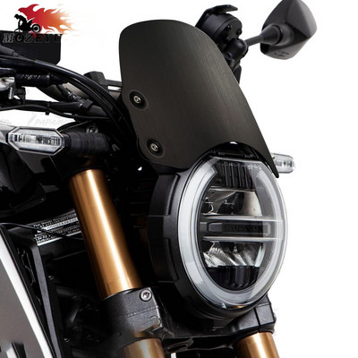 CNC motorkerékpár fekete szélvédő szélvédő deflektor napellenző HONDA CB650R Neo Sports Cafe CB1000R Neo Sports Cafe 2018-2021-hez