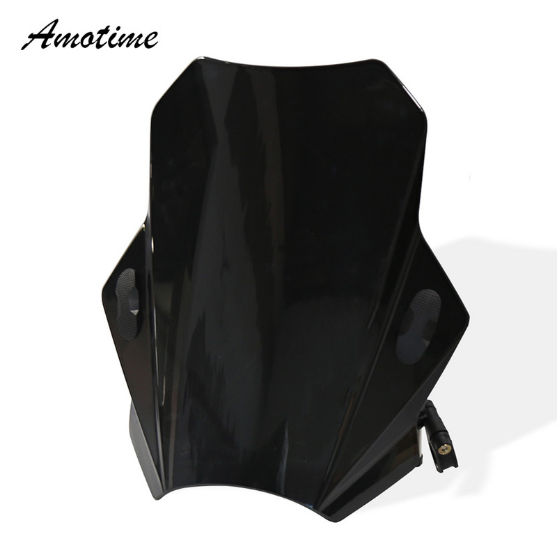 Univerzálne čelné sklo pre motocykle Yamaha MT125 FZ1 FZ6 FZ8 FZ8N XJ6 MT-01 MT03 MT09 MT07