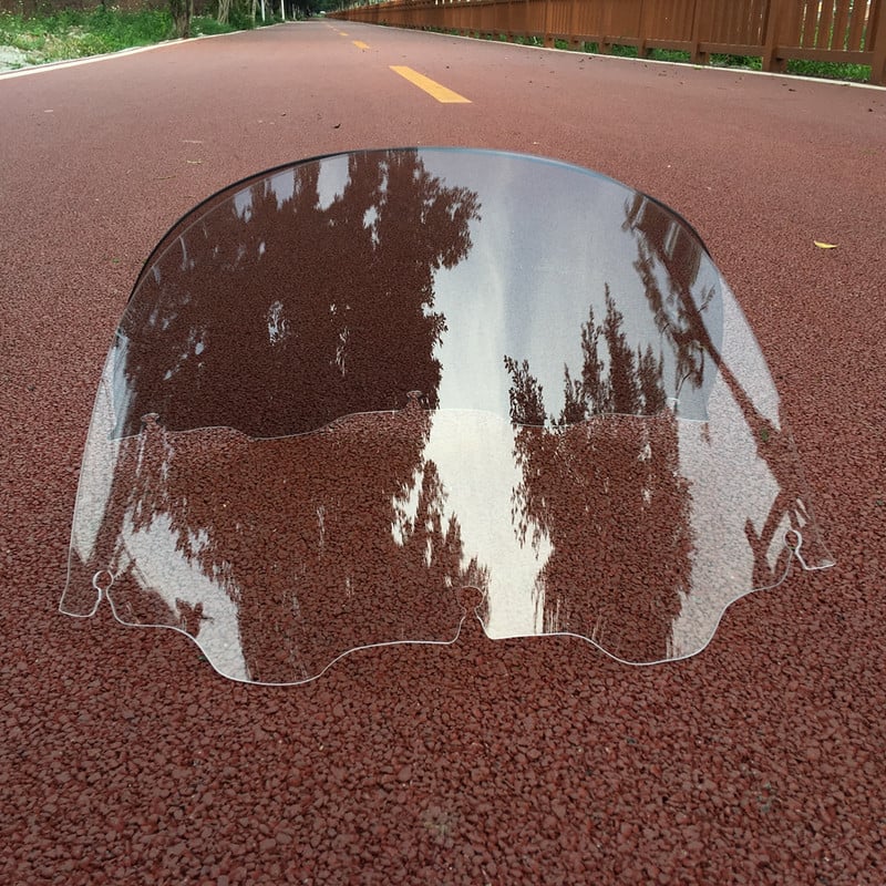 13" motocyklové dymové číre priehľadné čelné sklo pre Harley Touring Street Glide Electra Ultra Classic 1996-2013