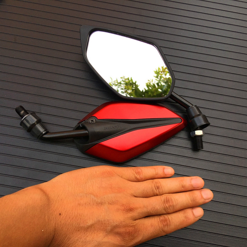 1 par univerzalnog motocikla Dirt Bike ATV mopeda skutera 10 mm retrovizora univerzalnog za Hondu Yamahu