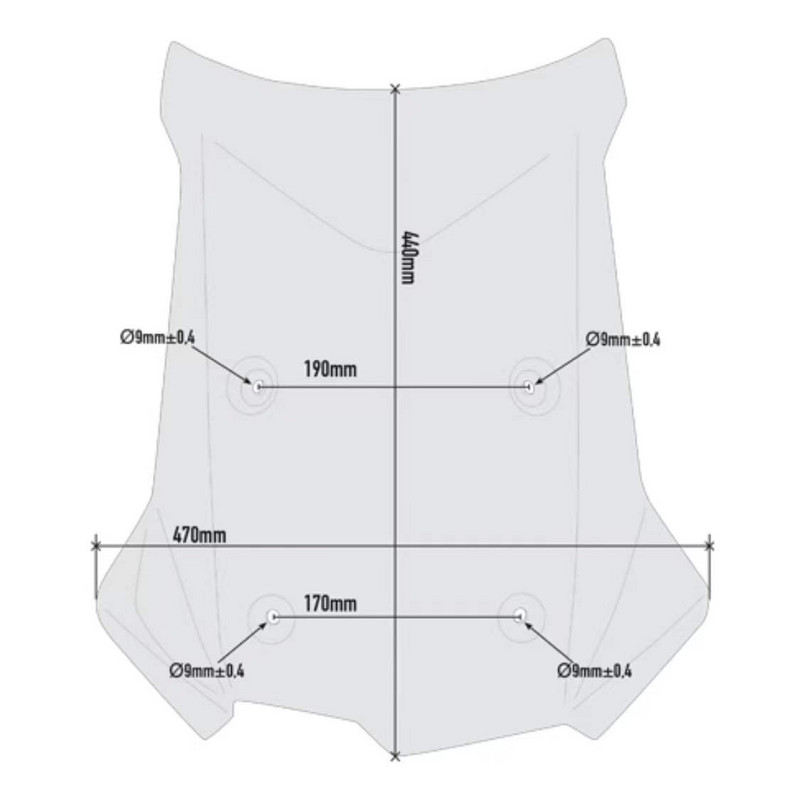BMW F750GS F850GS 2018-2021 új motorkerékpár szélterelő szélvédőhöz, megnövelt 4 mm-es F750GS szélvédőrögzítő F850 GS