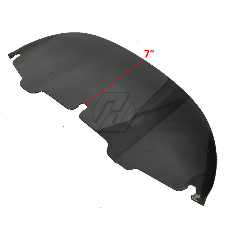 Smoke 7" motorkerékpár szélvédő tok Harley Touring Electra Glide 1996-2013