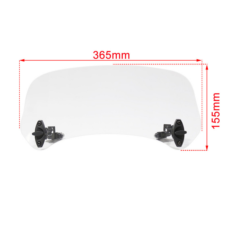 Univerzális motorkerékpár szélvédő hosszabbító állítható légterelő szorító szélvédő terelő KAWASAKI-hoz BMW-hez HONDA-hoz