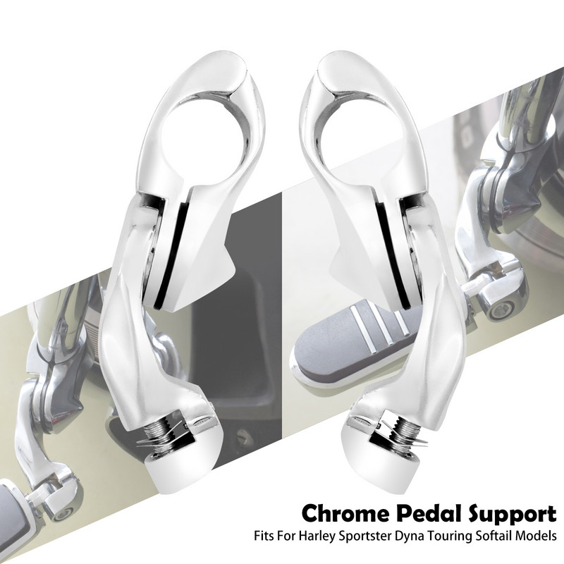 32 mm-es motorkerékpár 1,25 hüvelykes autópálya-rúdbilincs-rögzítő szögletes motorvédők Harley Touring Dyna Fatboy Sofatil Sportster XL883 1200-hoz