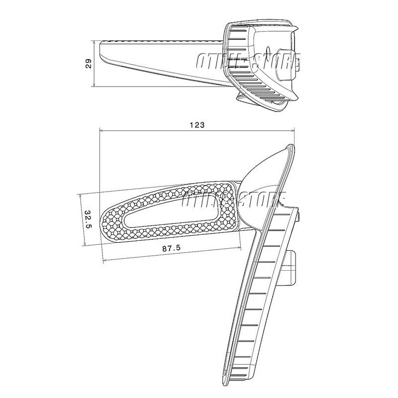 Novo za Vespa GTS 300 GTS300 gts300 gts 300 Dodaci za motocikle, klinovi za stražnje suvozače, nosač, crna pedala 2021. 2022.