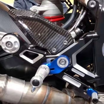 Για BMW M1000RR S1000RR 2020 2021 κιτ ποδιών Carbon & CNC ρυθμιστής ποδιών πίσω με αξεσουάρ μοχλού αλλαγής ταχυτήτων