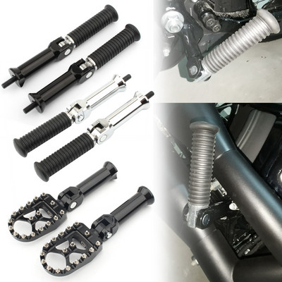 Колчета за крака на задния пътник Педал Скоба за поставка за крака за Harley Softail Breakout Fat Boy Street Bob Sport Glide Deluxe 2018-2023