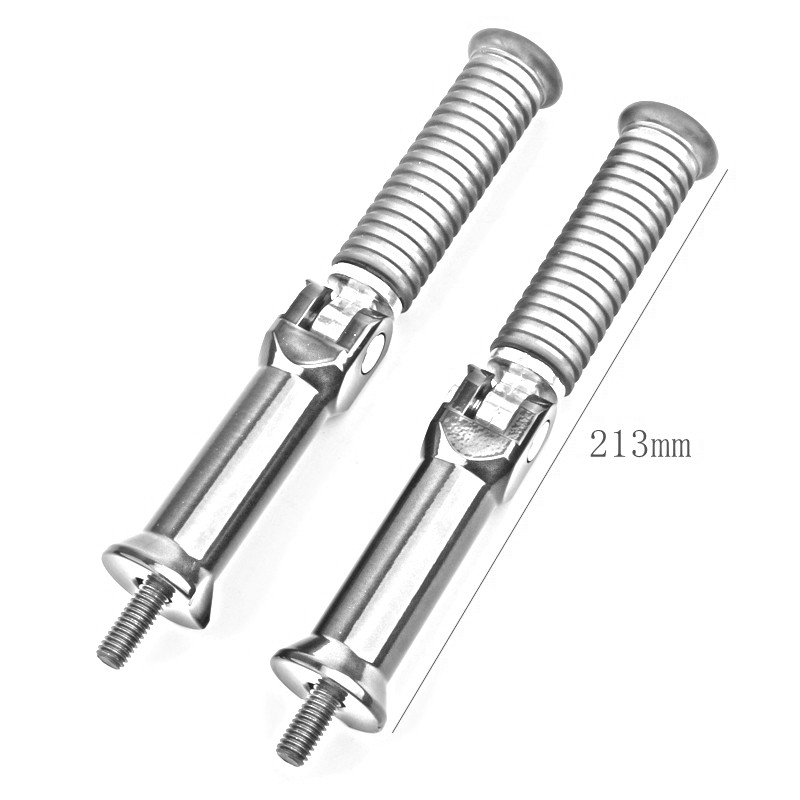 Galiniai keleivio kojos kaiščiai pedalo pėdos atramos laikiklis, skirtas Harley Softail Breakout Fat Boy Street Bob Sport Glide Deluxe 2018–2023 m.