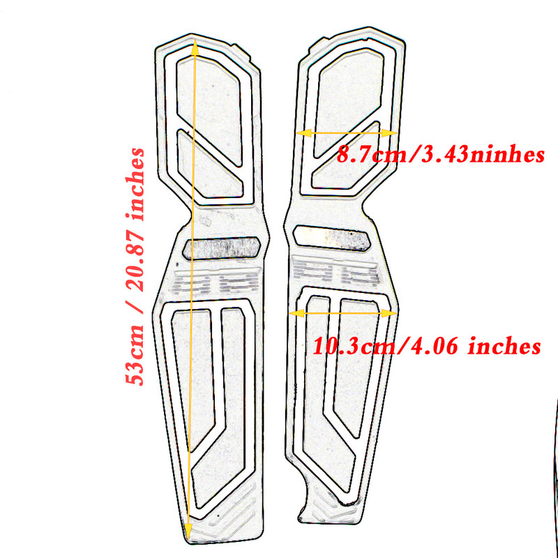 Pre motocykel HONDA X-ADV 750 Xadv 750 2017-2021 Upravená noha Protišmyková podložka pre jednu nohu Predný pedál