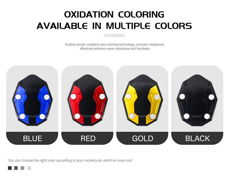 Motorkerékpár-tartozékok oldalsó állvány YAMAHA NMAX155 N MAX NMAX 155 125 NMAX125 támasztólemez hosszabbító támasztó lábpárna alaphoz