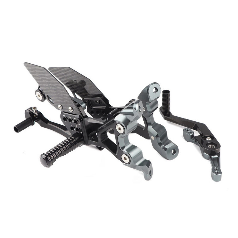 Pre BMW S1000RR 2021, nastaviteľné zadné opierky na nohy z uhlíkových vlákien, opierky na nohy, zadná sada stúpačiek K67 S1000, príslušenstvo pre motocykle