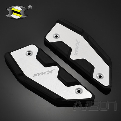 Pre XMAX300, XMAX 125 250 300 400, predné a zadné pedále, doska 2017-2022, hliníkové pedále, upravená protišmyková opierka nôh.