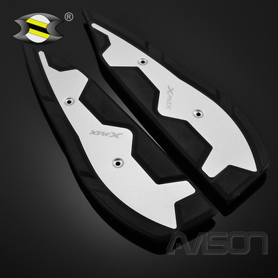 Pre XMAX300, XMAX 125 250 300 400, predné a zadné pedále, doska 2017-2022, hliníkové pedále, upravená protišmyková opierka nôh.