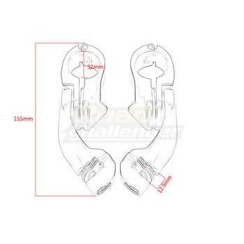 Μοτοσικλέτα Universal Highway Bar Foot Pegs Engine Guard Pedal Foot For Harley Touring Road Electra Street Glide King XL 883 1200