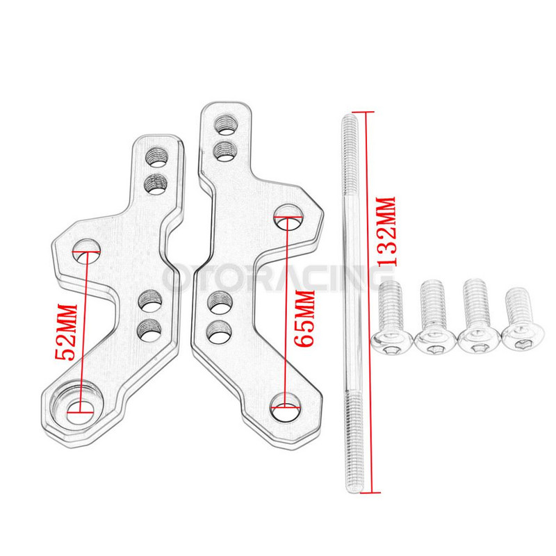 Motorkerékpár-hátsó lábtartók, rögzítőkonzol-alap Kawasaki Ninja250 Ninja300 Ninja400 Z250 Z300 Z400 2017 2018 2019 2020