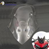 4mm zosilnené čelné sklo pre DUCATI MULTISTRADA MTS V4/S SPORT 2020-2022, deflektor čelného skla 560mm 390mm