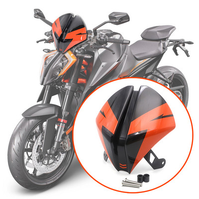 Priekinis priekinis stiklas priekinis stiklas Oro srauto vėjo deflektoriaus skydas, skirtas 1290 SuperDuke R 2020 -UP juodai oranžinis motociklo ekranas