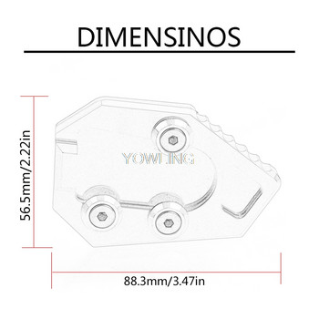 За Honda CB 1000R cb1000r 2008 2009 2010 2011 2012 2013 2014 2015 Странични стойки Подложка Паркинг Увеличаване Плоча Земя Стойка