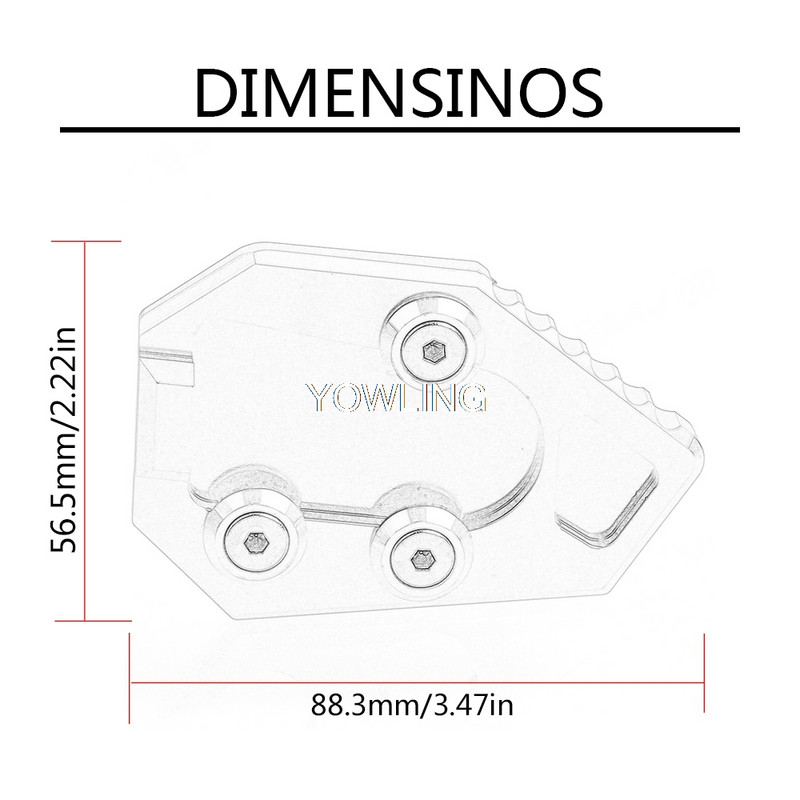 Pre Honda CB 1000R cb1000r 2008 2009 2010 2011 2012 2013 2014 2015 Bočný stojan, zväčšovacia doska, parkovací stojan.