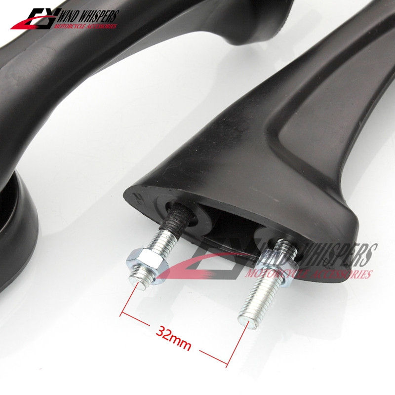 Mootorratta tahavaatepeeglid Honda CBR250 MC17 MC19 MC22 CBR400 NC23 NC29 NSR250 PMG3 PMGP4 VFR400 NC30 RVF400 NC35 jaoks