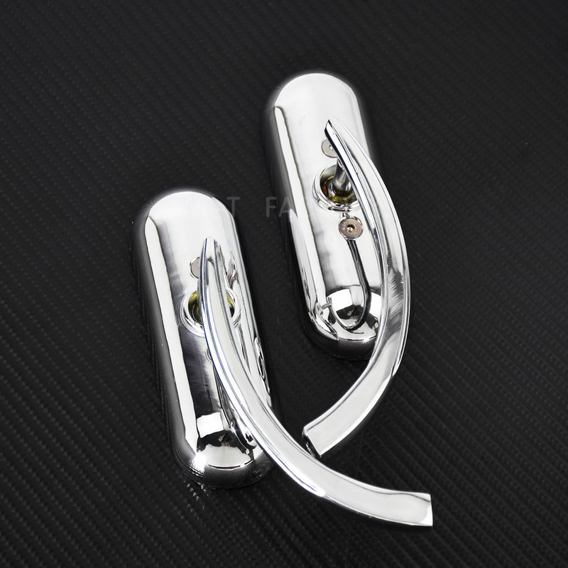 2 DB Motorkerékpár mini ovális oldalsó tükrök 8 mm 10 mm Harley Sportster XL 1200 883 Touring Dyna Softail Cruiser Chopper Bobberhez