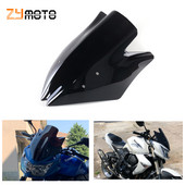 Ingyenes és ingyenes szállítás Szélvédő Kawasaki Z1000 2007 2008 2009 Szélvédő terelők Szélvédő Fekete Clear Z 1000