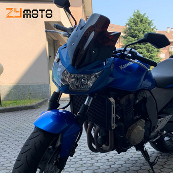 Безплатна и безплатна доставка Предно стъкло за Kawasaki Z1000 2007 2008 2009 Дефлектори за предно стъкло Предно стъкло Черен прозрачен Z 1000