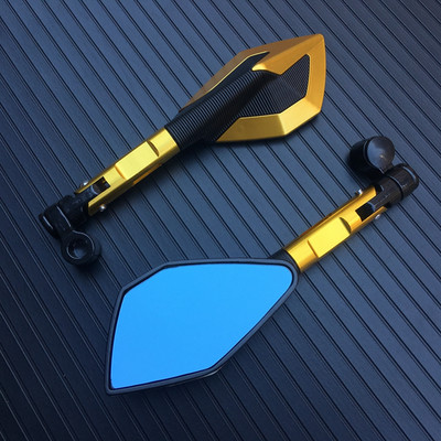 Pár 8mm 10mm CNC hliníkových motocyklových spätných zrkadiel, bočných zrkadiel, spätných zrkadiel pre motocykel Kawasaki Z900 Z900RS Z800 Z1000