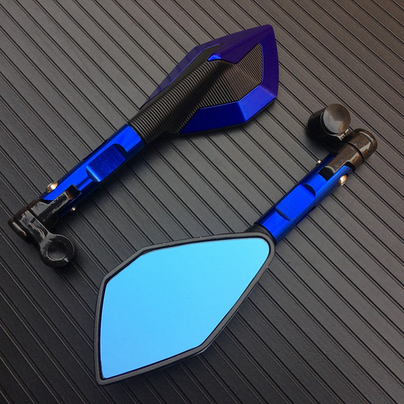 Pár 8mm 10mm CNC hliníkových motocyklových spätných zrkadiel, bočných zrkadiel, spätných zrkadiel pre motocykel Kawasaki Z900 Z900RS Z800 Z1000