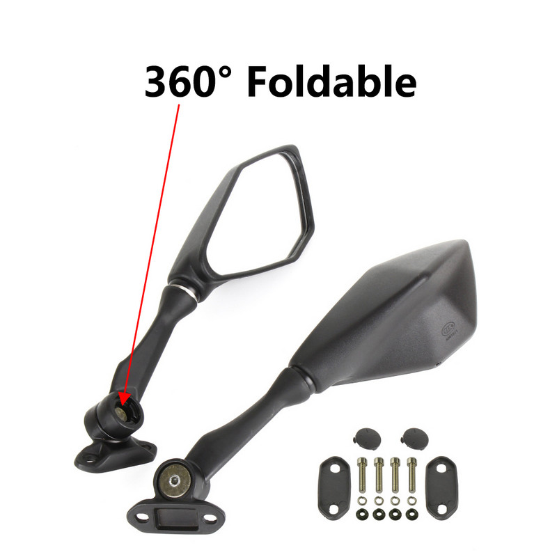 Ninja mootorratta tahavaatepeeglitele Kawasaki Ninja 125 250 300 400 650 1000 H2 H2R ZX6R ZX10R ZX14R jaoks