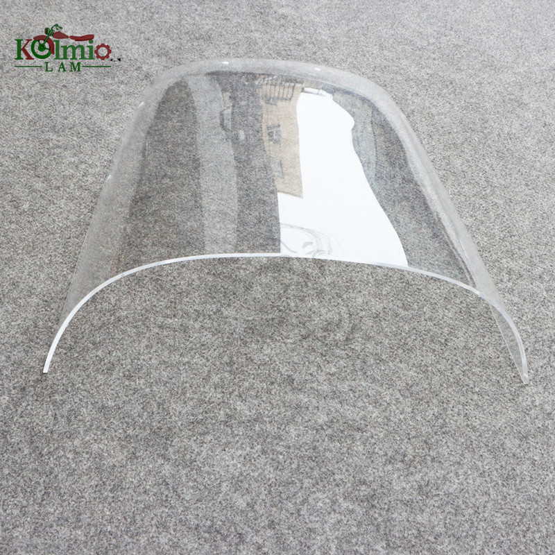 Vhodné pre čelné sklo motocykla Kawasaki ZRX1100 ZRX1200, 39 mm číre, ZRX 1100 1999 - 2000, ZRX 1200 2001 - 2005 2002 2003