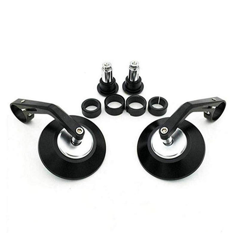 Spätné zrkadlo na motocykel 7/8" okrúhle CNC diely Cafe Racer, bočné zrkadlo na motocykel, koniec tyče, koniec motocykla pre Kawasaki a Honda