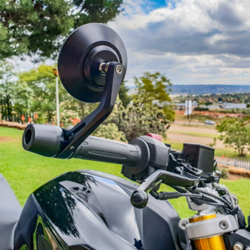 Spätné zrkadlo na motocykel 7/8" okrúhle CNC diely Cafe Racer, bočné zrkadlo na motocykel, koniec tyče, koniec motocykla pre Kawasaki a Honda