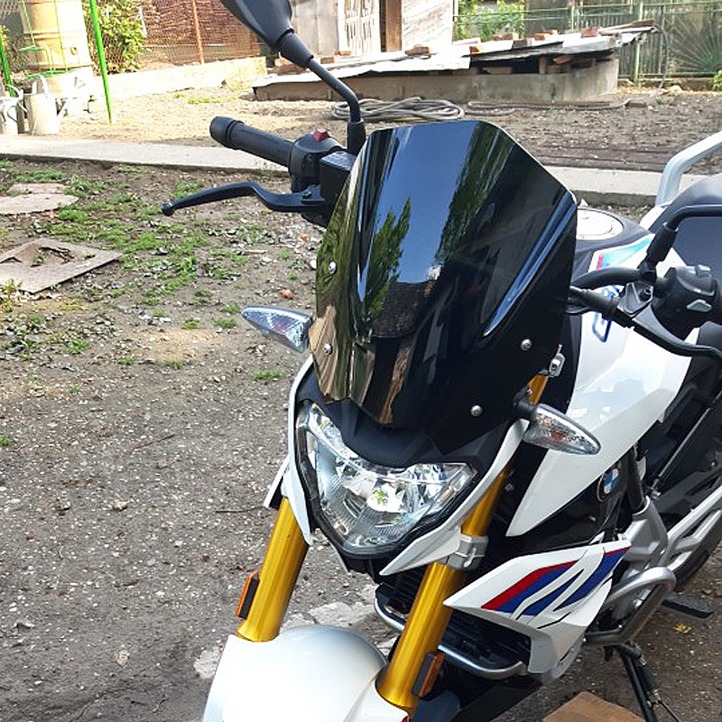 Pre BMW G310R G 310R 2017 2018 2019 2020 2021 Čelné sklo motocykla s montážnym držiakom G310 R ABS plastové diely