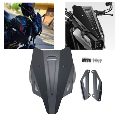 2022 MT07 esiklaas Yamaha MT-le 07 MT07 MT-07 FZ07 FZ-07 2021 2022 Mootorratta esiklaas Alumiiniumisulamist deflektori kate