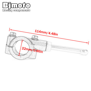 Мотоциклет 20-23MM OD Kickstand Side Stand Extension Kit Foot Pedal Assistant Tool Support Part Footpedal For YAMAHA MT07 MT09