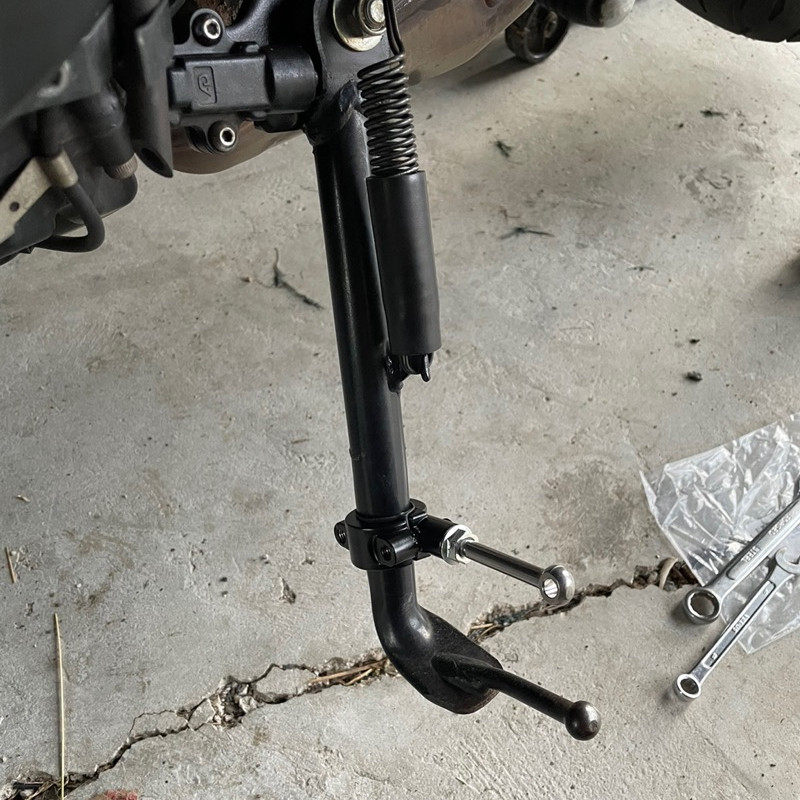 Motocykel 20-23MM OD stojan predĺženie bočného stojana sada nástrojov na pedál podporná časť pedálu pre YAMAHA MT07 MT09