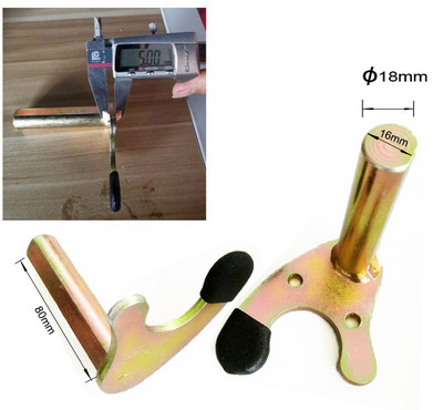 HZYEYO motorkerékpár állványok keréktartó keret állvány lengőkar emelő állvány horgok kampós villa U-stílus és gumi L típus, T-050