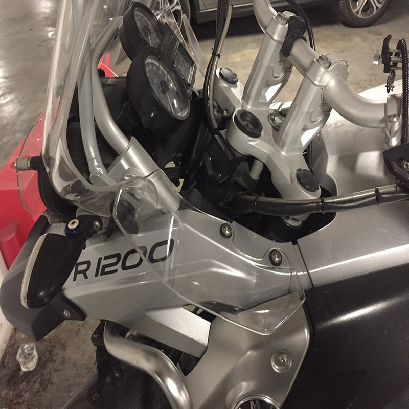 Deflektor bočnog vjetrobranskog stakla za BMW R1200GS Adventure 2004 2012 Prozirna prozirna dodatna oprema za motocikle