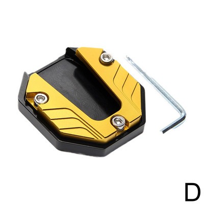 Din aliaj de aluminiu, Extensor pentru suport pentru biciclete pentru motociclete, extensie pentru suport lateral pentru picior.