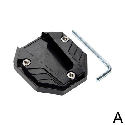 Din aliaj de aluminiu, Extensor pentru suport pentru biciclete pentru motociclete, extensie pentru suport lateral pentru picior.