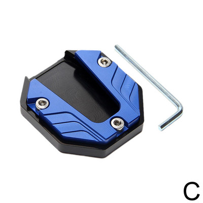 Din aliaj de aluminiu, Extensor pentru suport pentru biciclete pentru motociclete, extensie pentru suport lateral pentru picior.