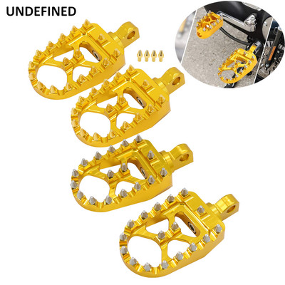 Széles lábtartók Golden MX Offroad lábtartók Chopper Bobber lábtartó Harley Dyna Fatboy Sportster 883 Softail StreetBob Touringhoz